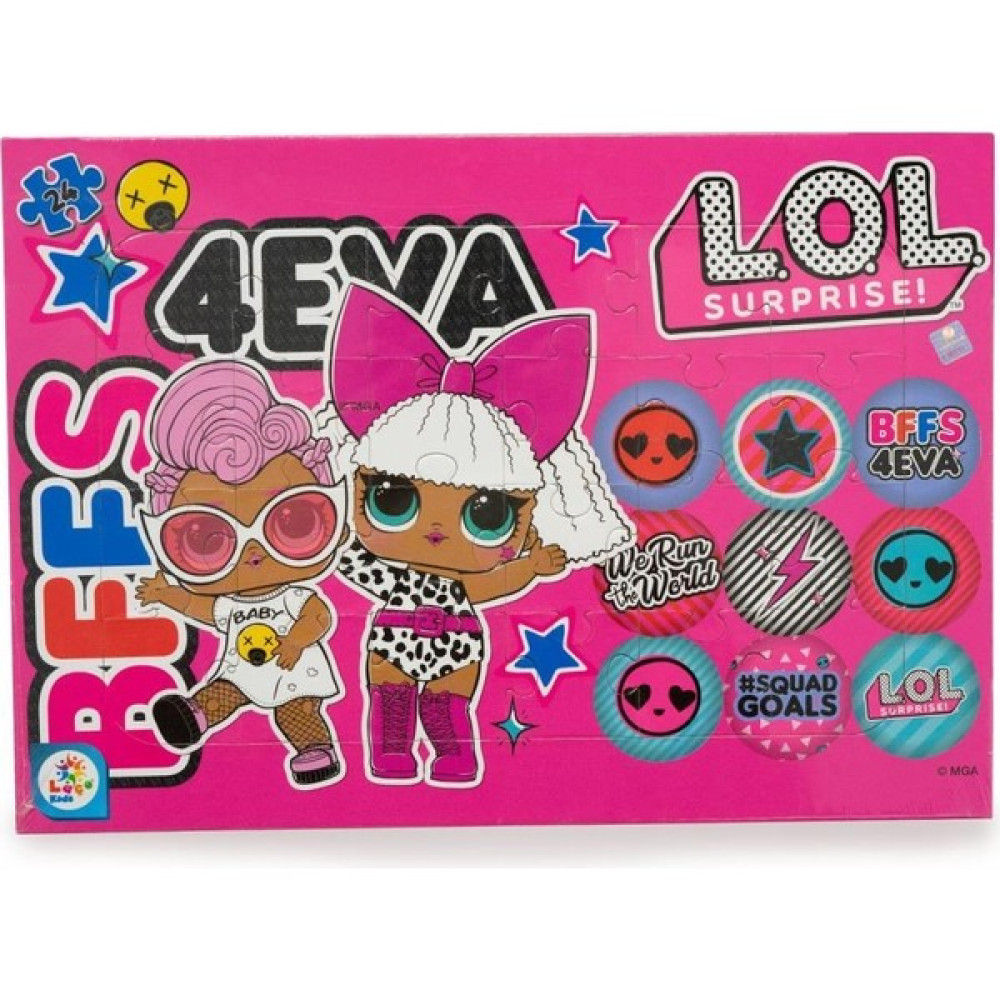 Bee Games Lisanslı Lol Bebek 24 Parça Frame Puzzle Oto Boyaları Fiyatı