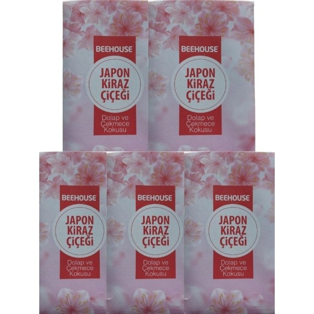 Bee House Beehouse Dolap ve Çekmece Kokusu 5'li Set- Japon Kiraz Çiçeği Koku Keseleri - 1 Oto Boyaları Fiyatı