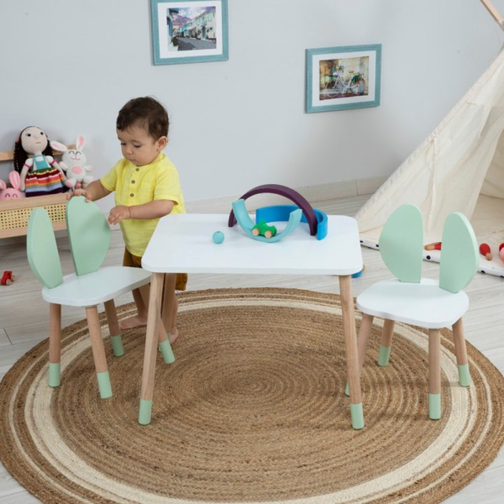 Bee Smart Çocuk Oyun Aktivite Masası - Çocuk Çalışma Masası - Montessori Masa Sandalye Bebek Odası Tekstili Fiyatı