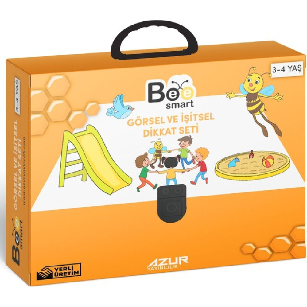 Bee Smart Görsel ve İşitsel Dikkat Seti 3-4 Yaş Zihinsel Gelişim Kitapları Fiyatı