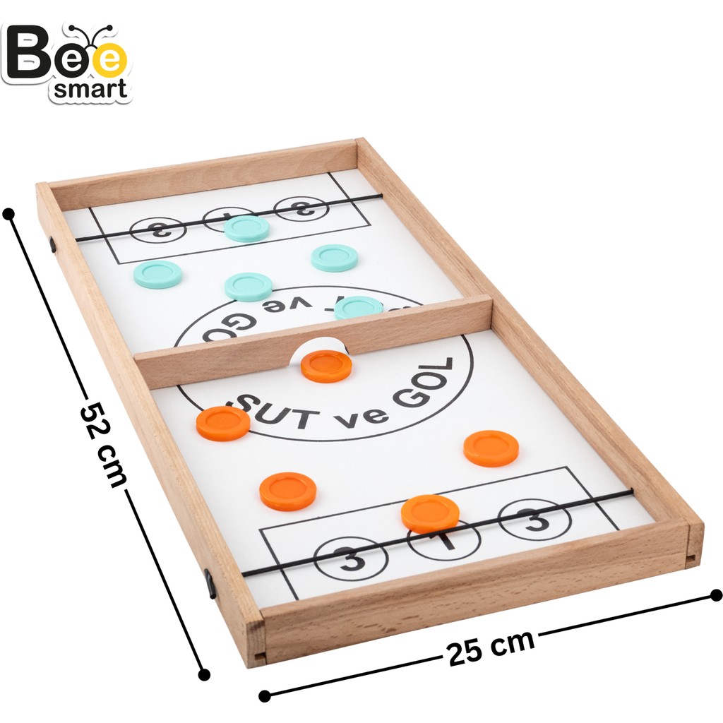 Bee Smart Şut ve Gol Eğlenceli Kutu Oyunu 4 Yaş ve Üzeri için Hız ve Refleks Geliştirir Diğer Fiyatı