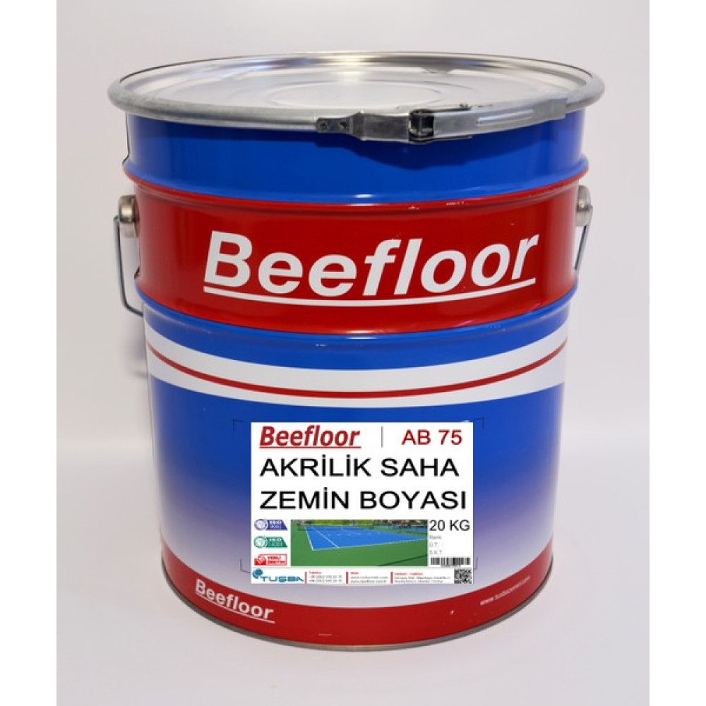 Beefloor Akrilik Zemin Boyası (20 Kg) - 01-Siyah Boya Malzemeleri Fiyatı