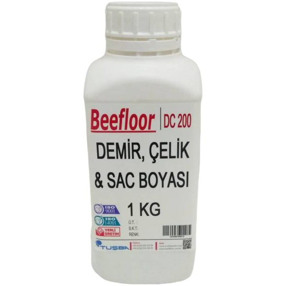 Beefloor Çok Amaçlı Demir, Çelik ve Sac Boyası (1 Kg) - Antrasit Boya Malzemeleri Fiyatı