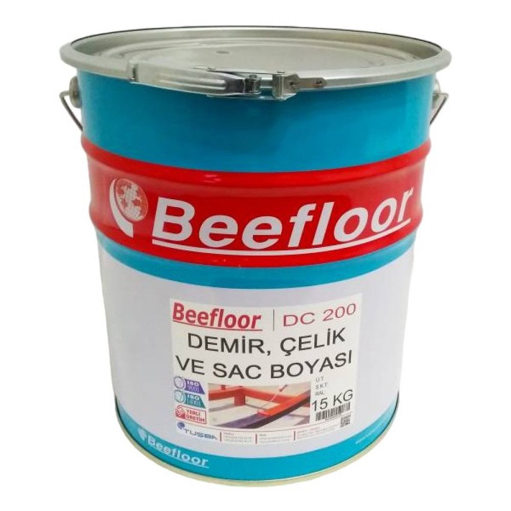 Beefloor Çok Amaçlı Demir, Çelik ve Sac Boyası (15 Kg) - 08 Kırmızı Boya Malzemeleri Fiyatı