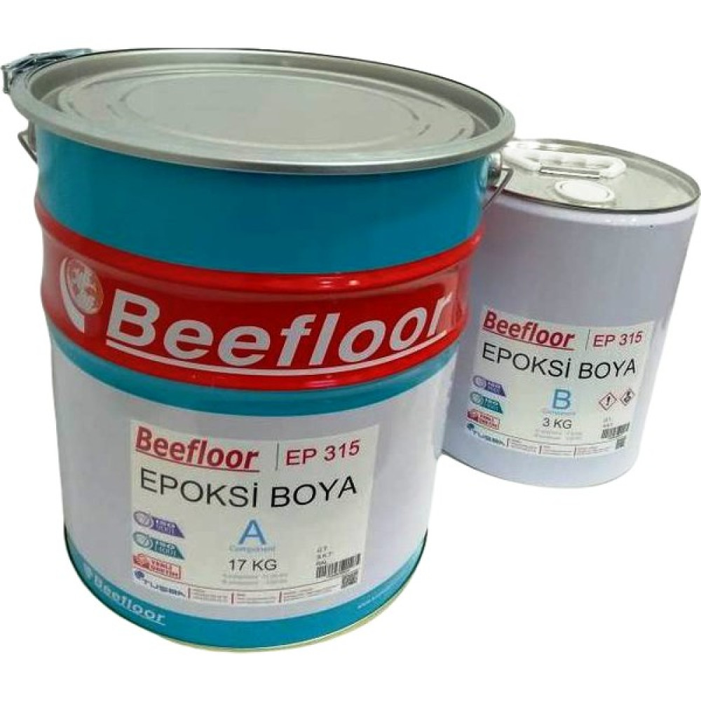 Beefloor Epoksi Boya (20 Kg) - 20 KG - 11-Kırmızı Oto Boyaları Fiyatı