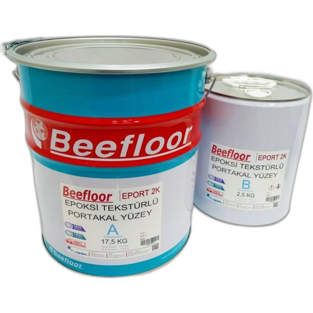 Beefloor Epoksi Tekstürlü Kaplama (Portakal Kabuğu Desen Görünümlü) 20 kg - 7016 Antrasit Grisi Boya Malzemeleri Fiyatı