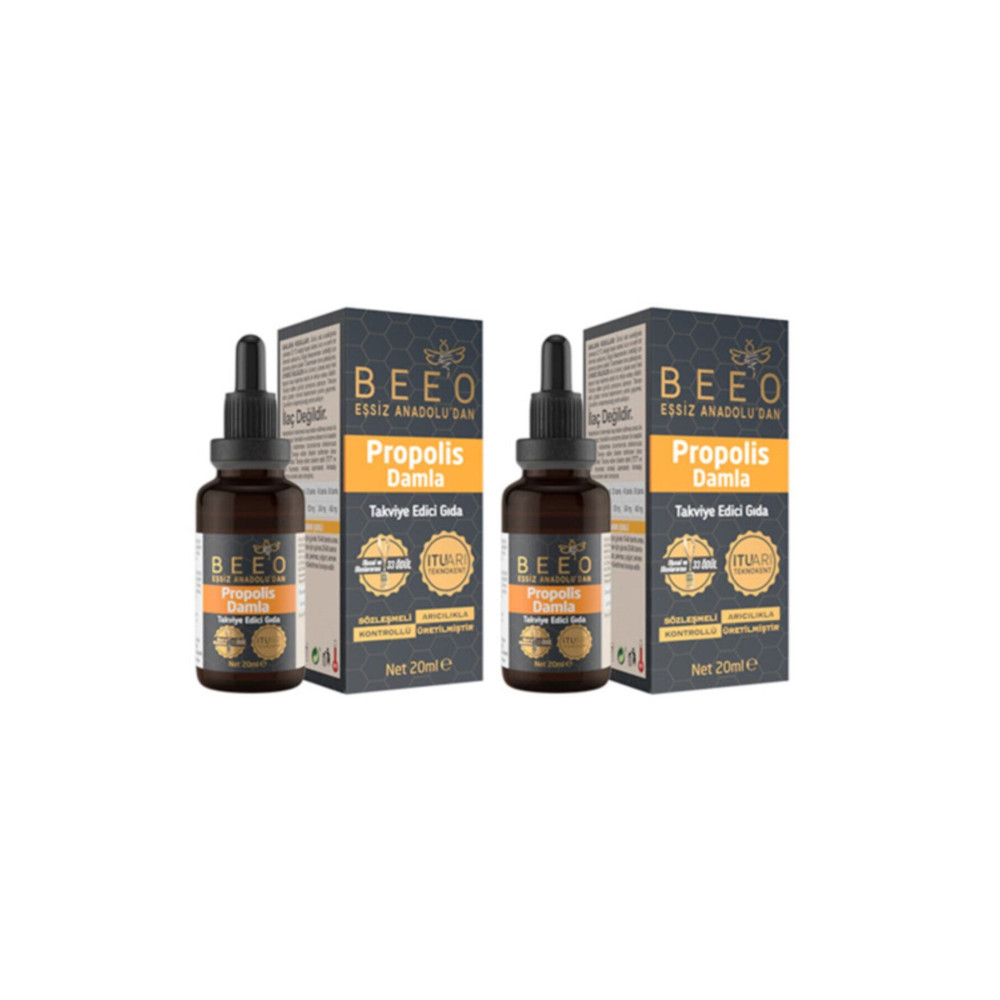 BEEO 2 Adet 20 Ml Propolis Damla Gıda Fiyatı
