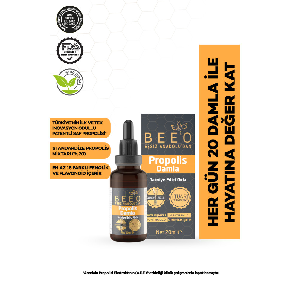 BEEO Propolis Damla Gıda Fiyatı