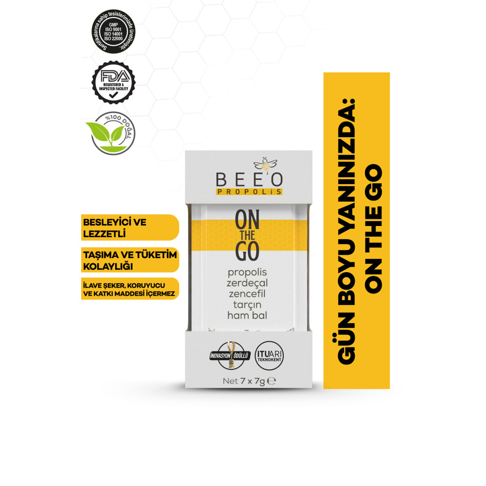 BEEO Propolis On The Go 7li Paket Gıda Fiyatı