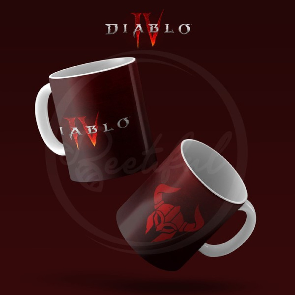 Beetiful Diablo 4 Özel Baskılı Kupa Bardak Porselen Resimli Baskı - Açık Kahverengi Oto Boyaları Fiyatı