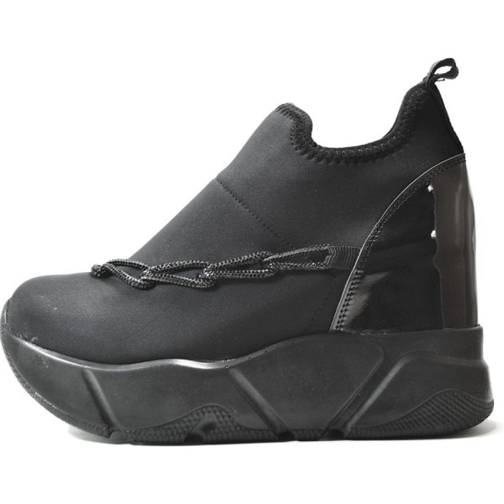 Beety 23BK.640 Siyah Streç Zincirli Yüksek Platform Taban Kadın Sneakers Ayakkabı Spor Ayakkabı Fiyatı