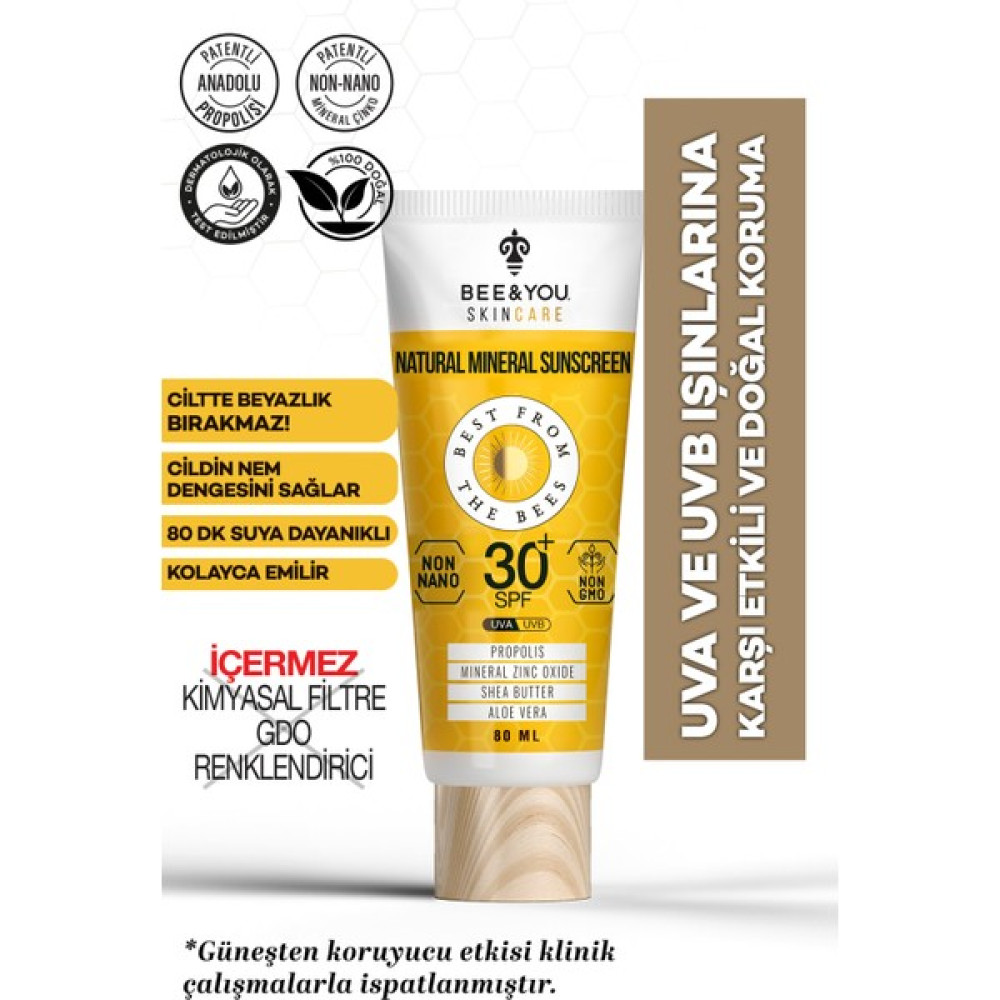 Bee&You Apicare Propolisli Vücut Güneş Kremi 30 Spf Güneş Kremleri ve Losyonları Fiyatı