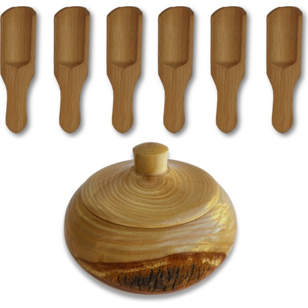 Bef Craft 7 Parça Baharat Kaşığı ve Şekerlik Baharatlık Doğal Diş Budak Ahşap 6 Adet Baharat Kaşığı 1 Adet Şekerlik Bahartlık Çerezlik Şekerlik ... Çatal / Kaşık / Bıçak Takımları Fiyatı