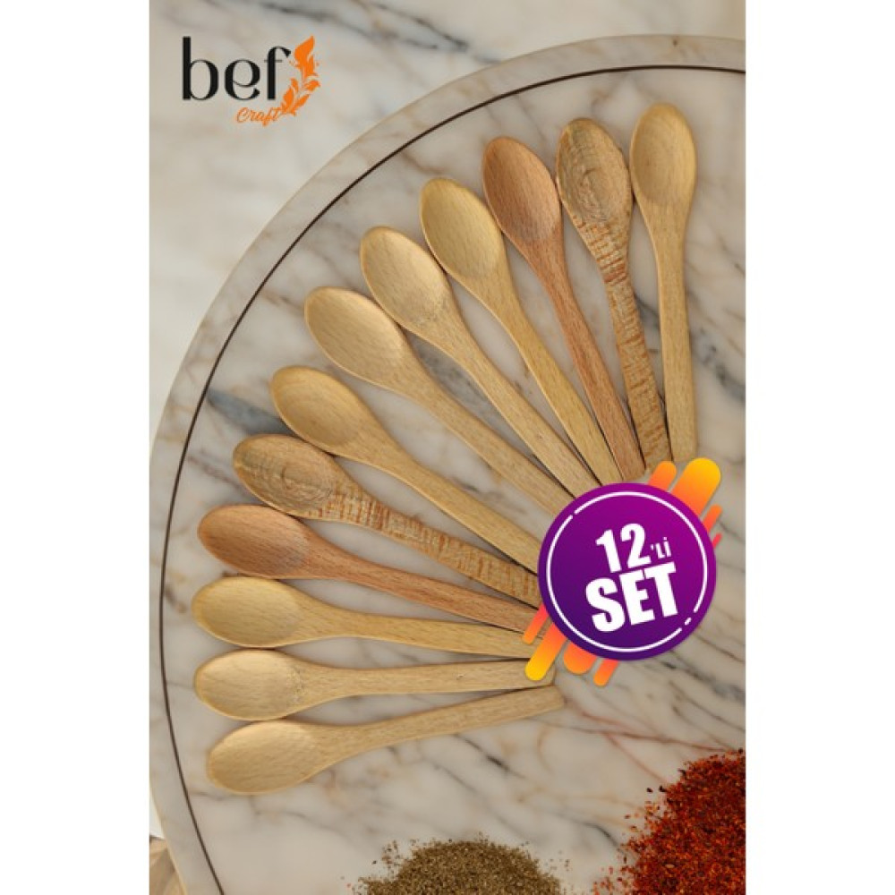 Bef Craft Tahta Kaşık Baharat Kaşığı Ahşap Kaşık Uzun Ölçü Kaşığı Mutfak Gereçleri Yemek Takımı - Kahverengi Çatal / Kaşık / Bıçak Takımları Fiyatı