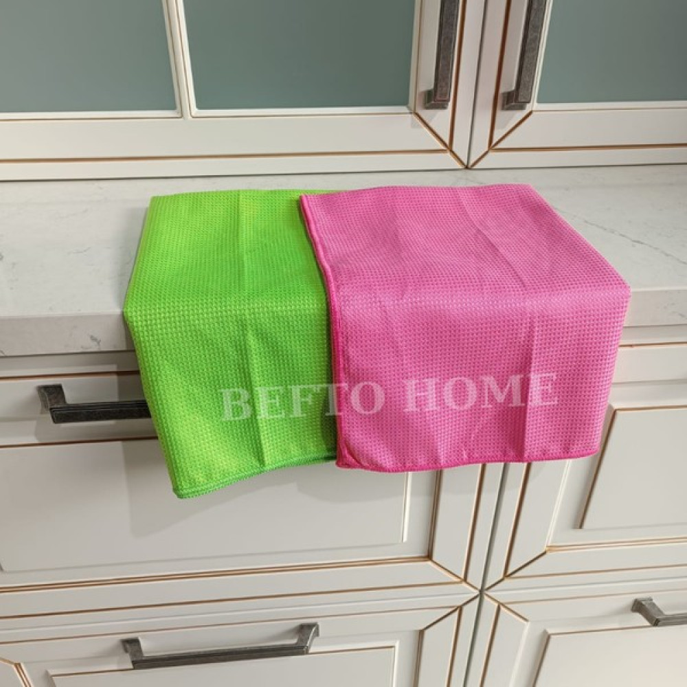 Befto Home Yeşil Pembe 2 Adet 50 x 70 cm Mikrofiber Süper Cam, Temizlik, Sihirli Bez, Araba Silme Bezi Diğer Fiyatı