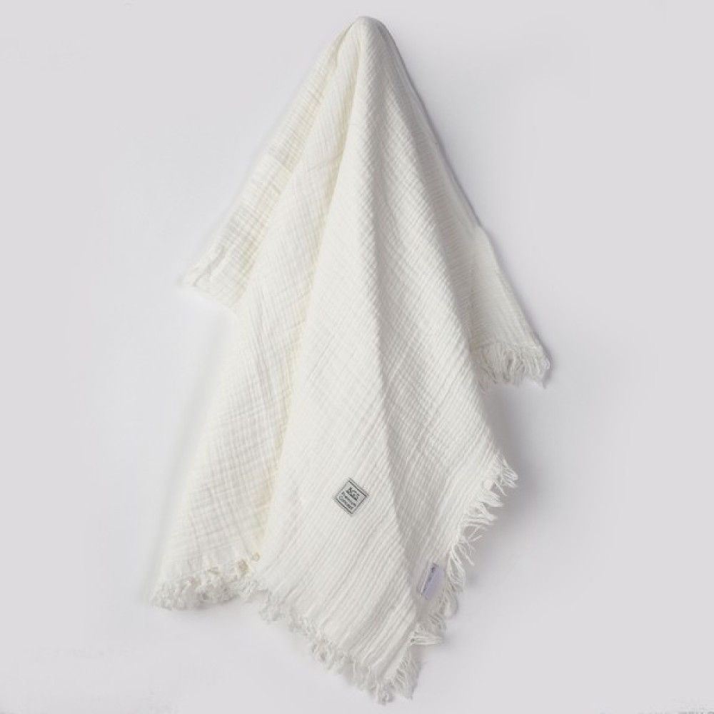 Be&Gi 120 x 120 cm Bürümcük Müslin Battaniye - Beyaz Oto Boyaları Fiyatı