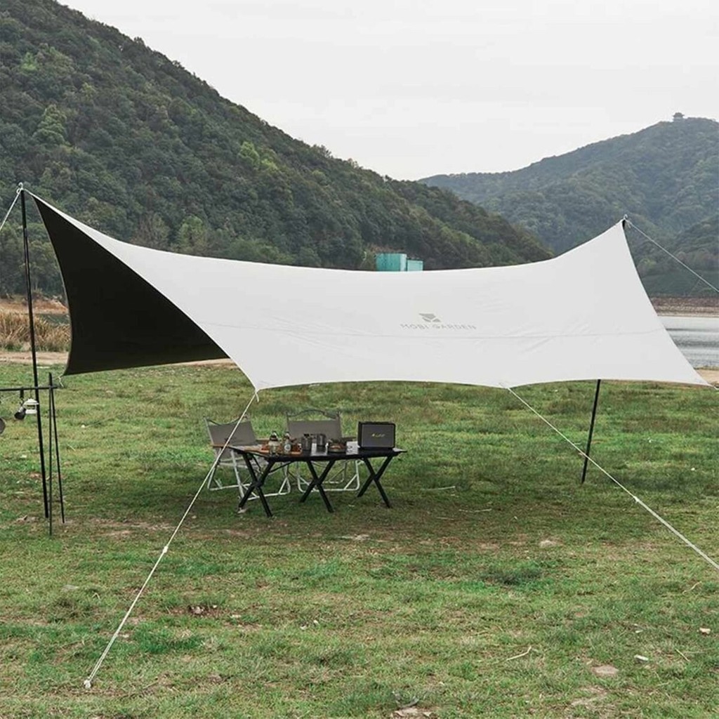 Begin Power Su Geçirmez Direkli Tente 440X440X220CM Oxford Kumaş Tarp Kamp Gölgeliği Diğer Fiyatı
