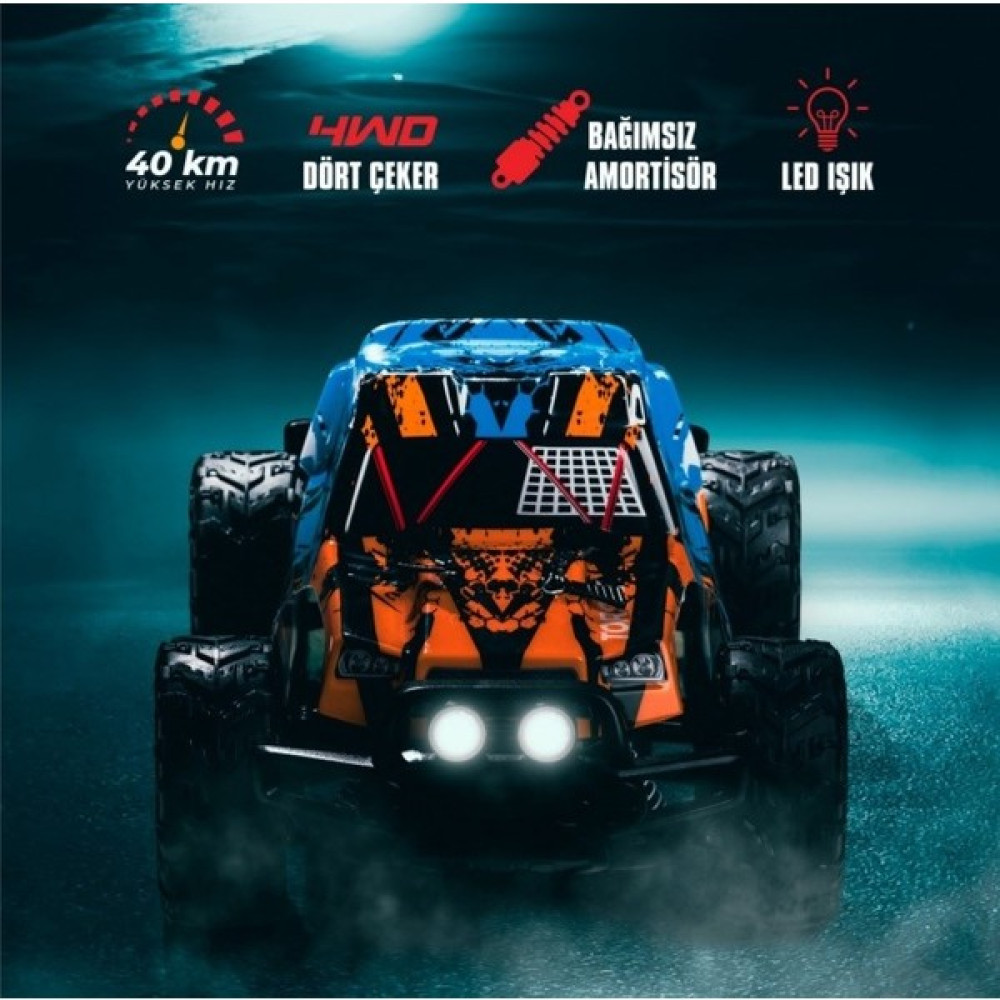 Begin Power Yüksek Hızlı Araç 1:16 2.g 40KM/H Hız Yapan 4x4 Kumandalı Araba Oyuncak Araç Fiyatı
