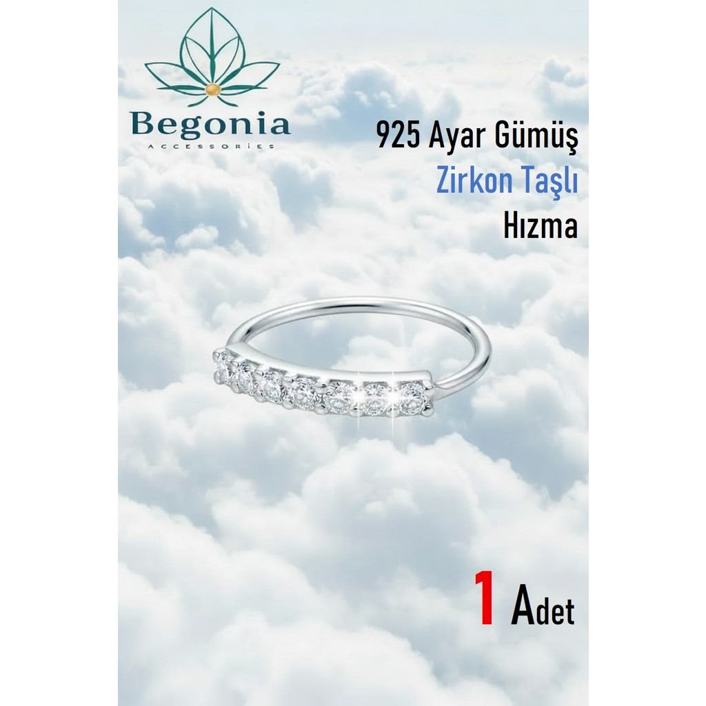 Begonia Accessories 925 Ayar Gümüş Zirkon Taşlı Hızma Kadınlar İçin Şık Tasarım SSD / Solid State Drive Fiyatı