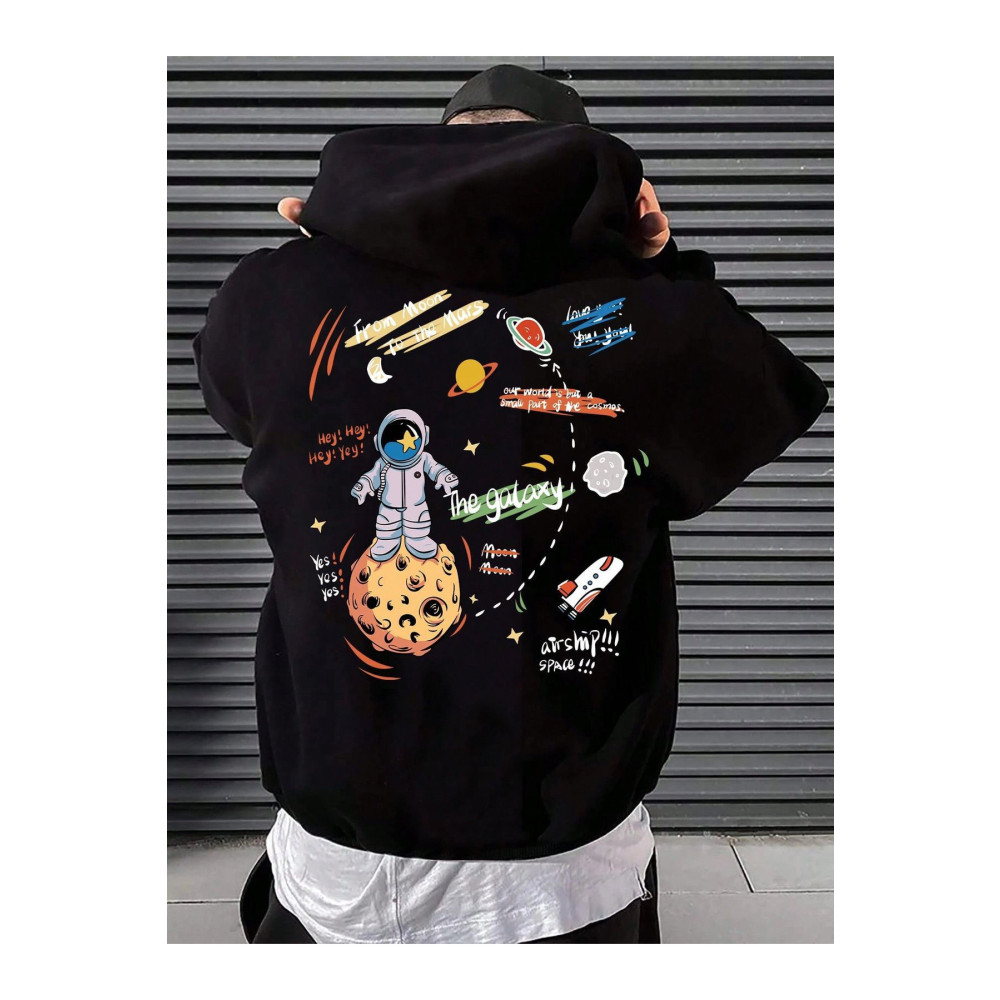 BEGRİFF Unisex The Galaxy Yazılı Sweatshirt L/XL Beden Bayan Sweatshirt Fiyatı