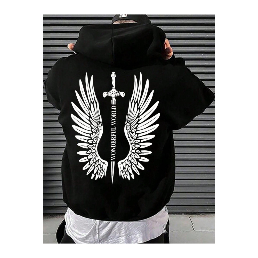 BEGRİFF Unisex Wonderful World Yazılı Sweatshirt XL/2XL Beden Bayan Sweatshirt Fiyatı