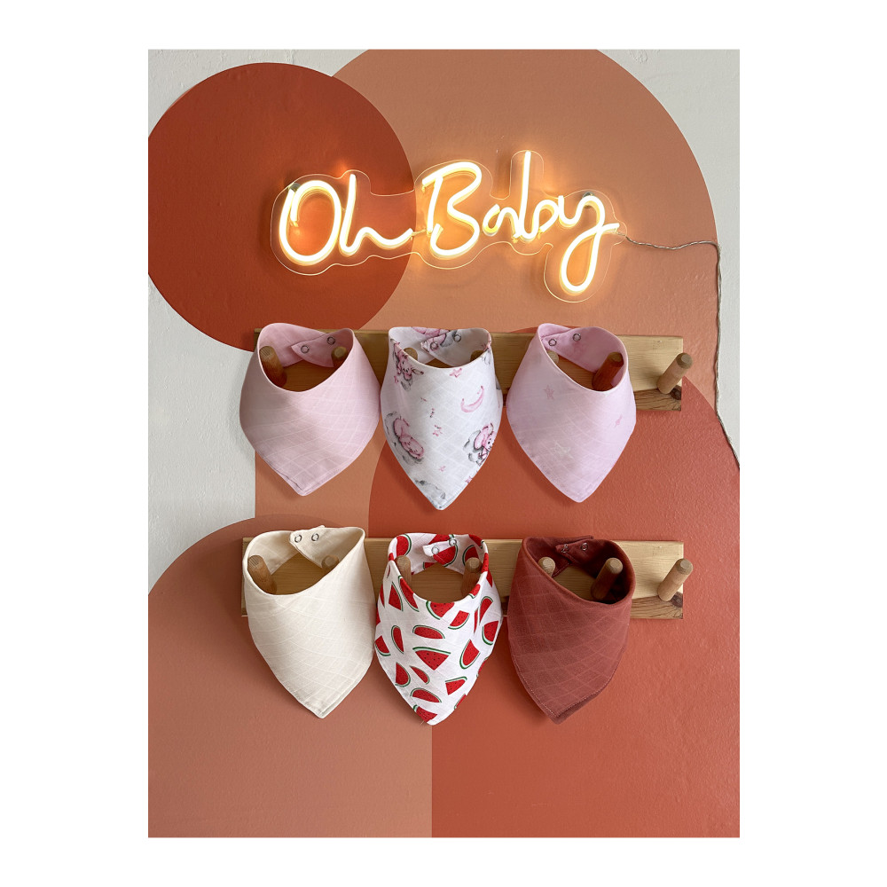 Begybaby (6 ADET)organik Çift Katlı Müslin Kumaş Iki Çıtçıtlı Unicorn Bebek Salya Ve Mama Önlüğü & Fular Mama Önlüğü Fiyatı