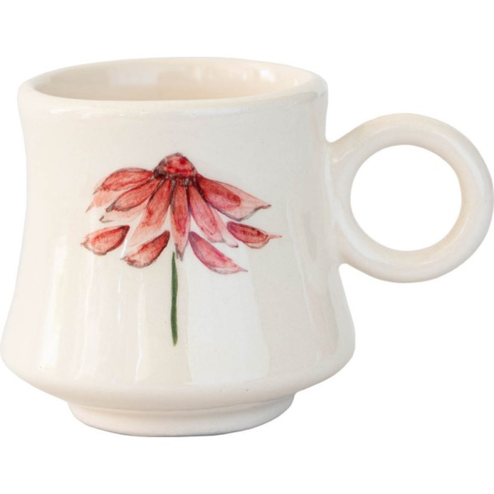 Behi Ceramic İnce Belli Bardak 100 ml - 1 Adet - Beyaz - Kırmızı Oto Boyaları Fiyatı