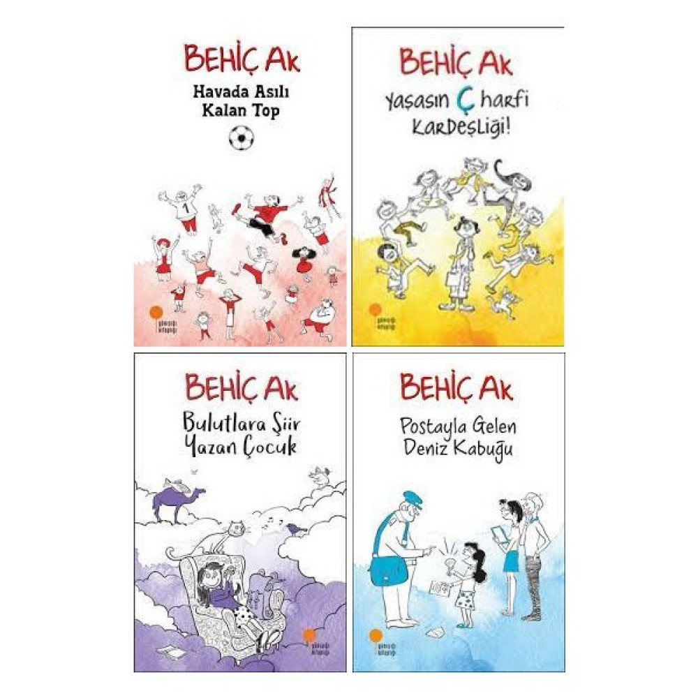 Behiç Ak Çocuk Romanları 4 Kitap Set / Havada Asılı Kalan Top - Yaşasın Ç Harfi Kardeşliği - Bulutlara Şiir Yazan Çocuk - Postayla Gelen Deniz Kabuğu Çocuk Roman Fiyatı