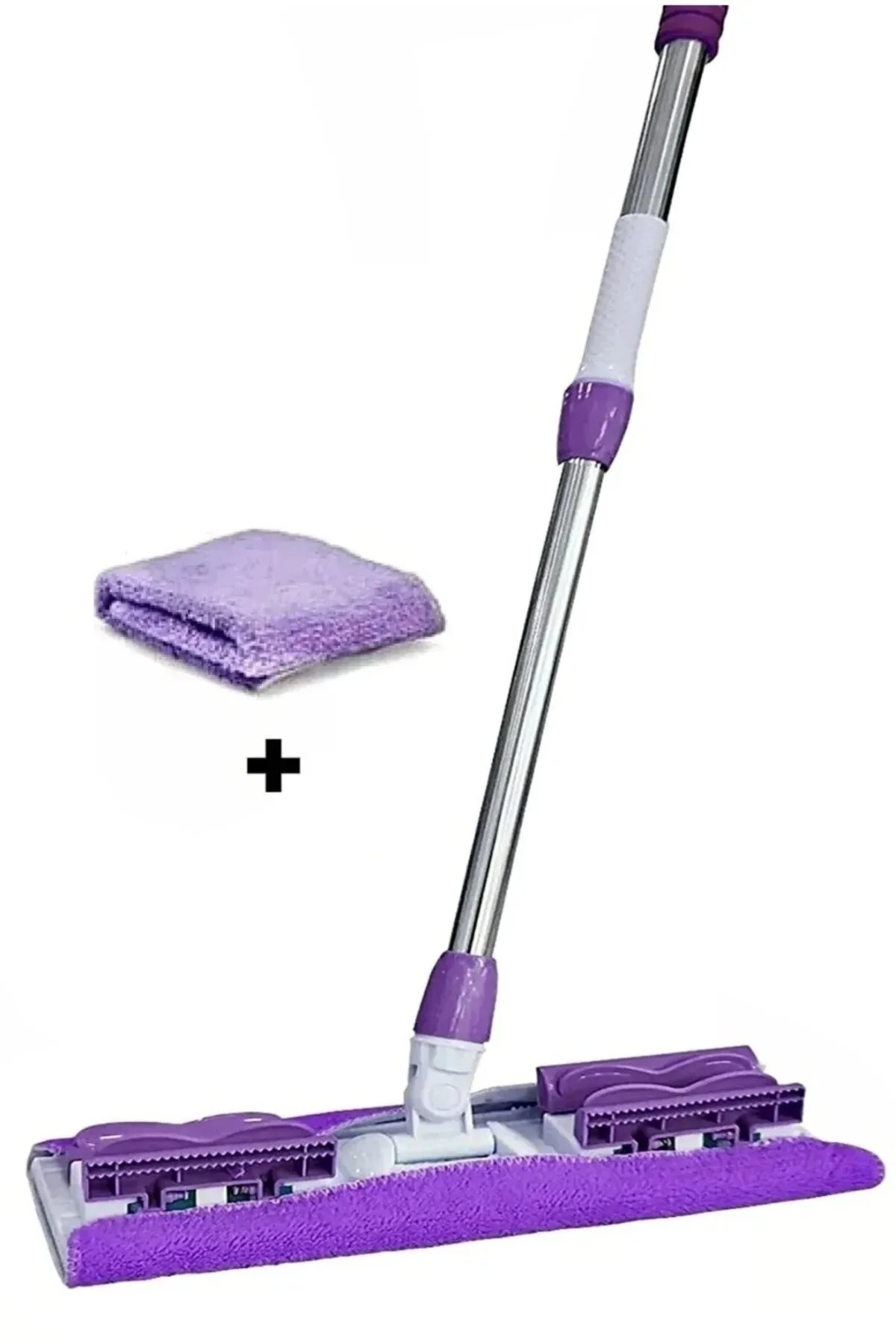 behila Kıskaçlı Cam Silme Mopu Mikrofiber (YEDEK BEZLİ) Yer Duvar Fayans Silme Mopu mor" Deterjan ve Temizlik Ürünleri Fiyatı
