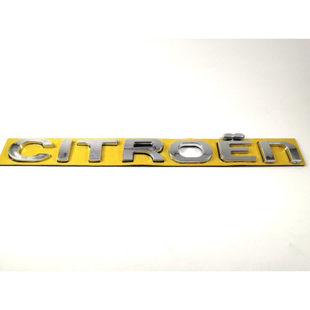 Behin Dizayn CITROEN UYUMLU C3 - C4 Büyük Bagaj Yazısı 185mm-17mm - Krom Oto Boyaları Fiyatı