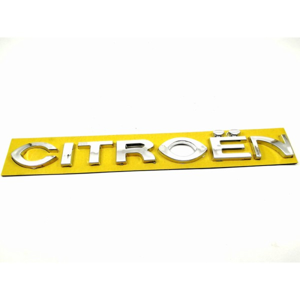 Behin Dizayn CITROEN UYUMLU C5 X7 Bagaj Yazısı 225mm-30mm - Krom Oto Boyaları Fiyatı