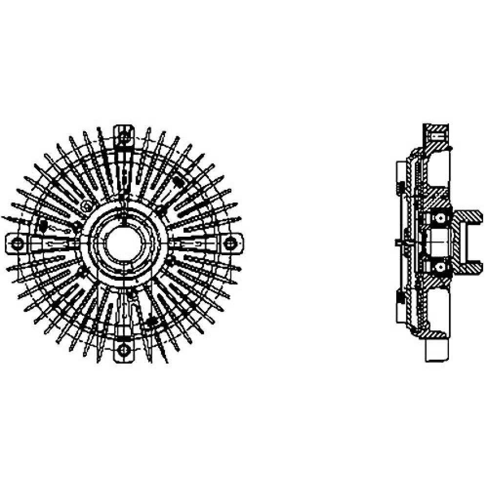 Behr Hella Service 376732021 Visco Clutch