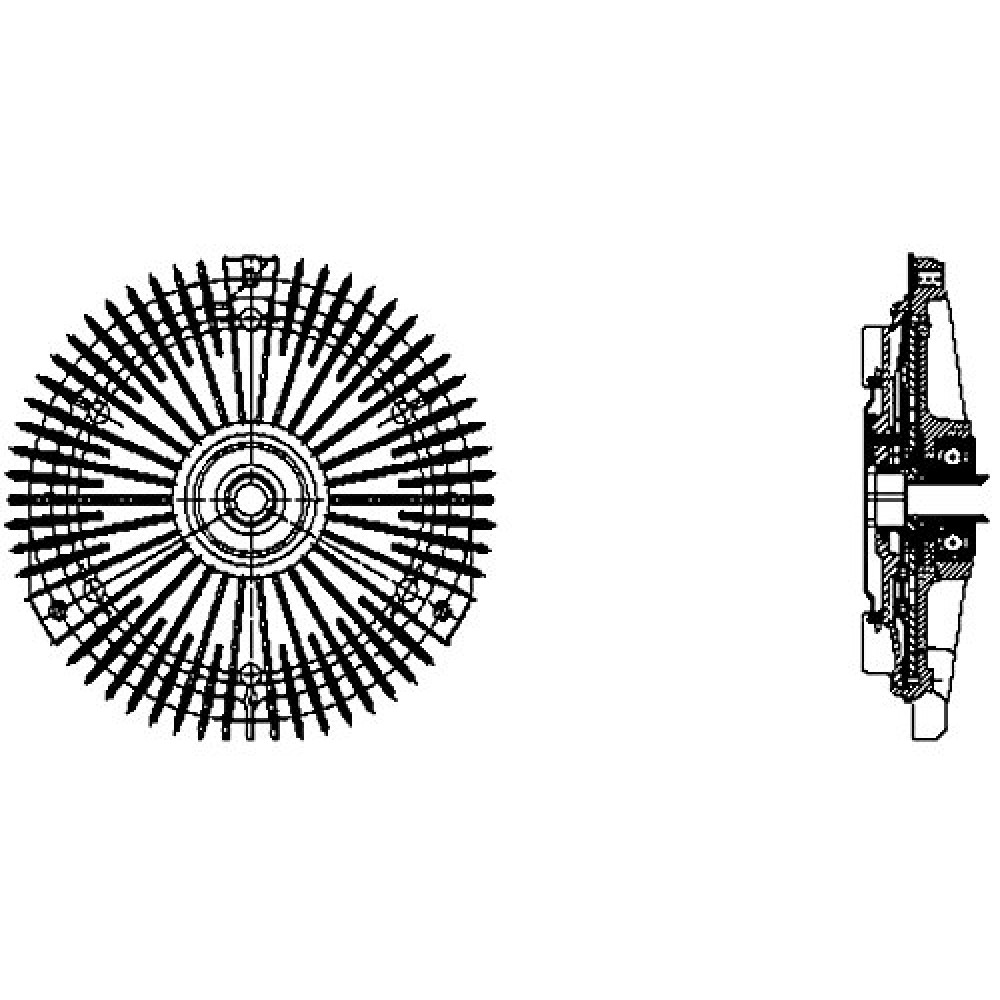 Behr Hella Service 376732251 Visco Clutch