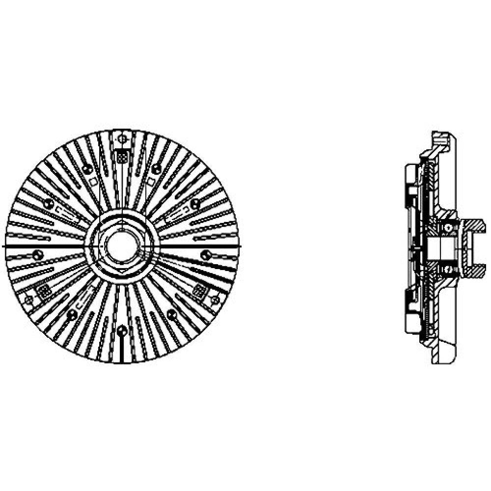 Behr Hella Service 376733031 Visco Clutch