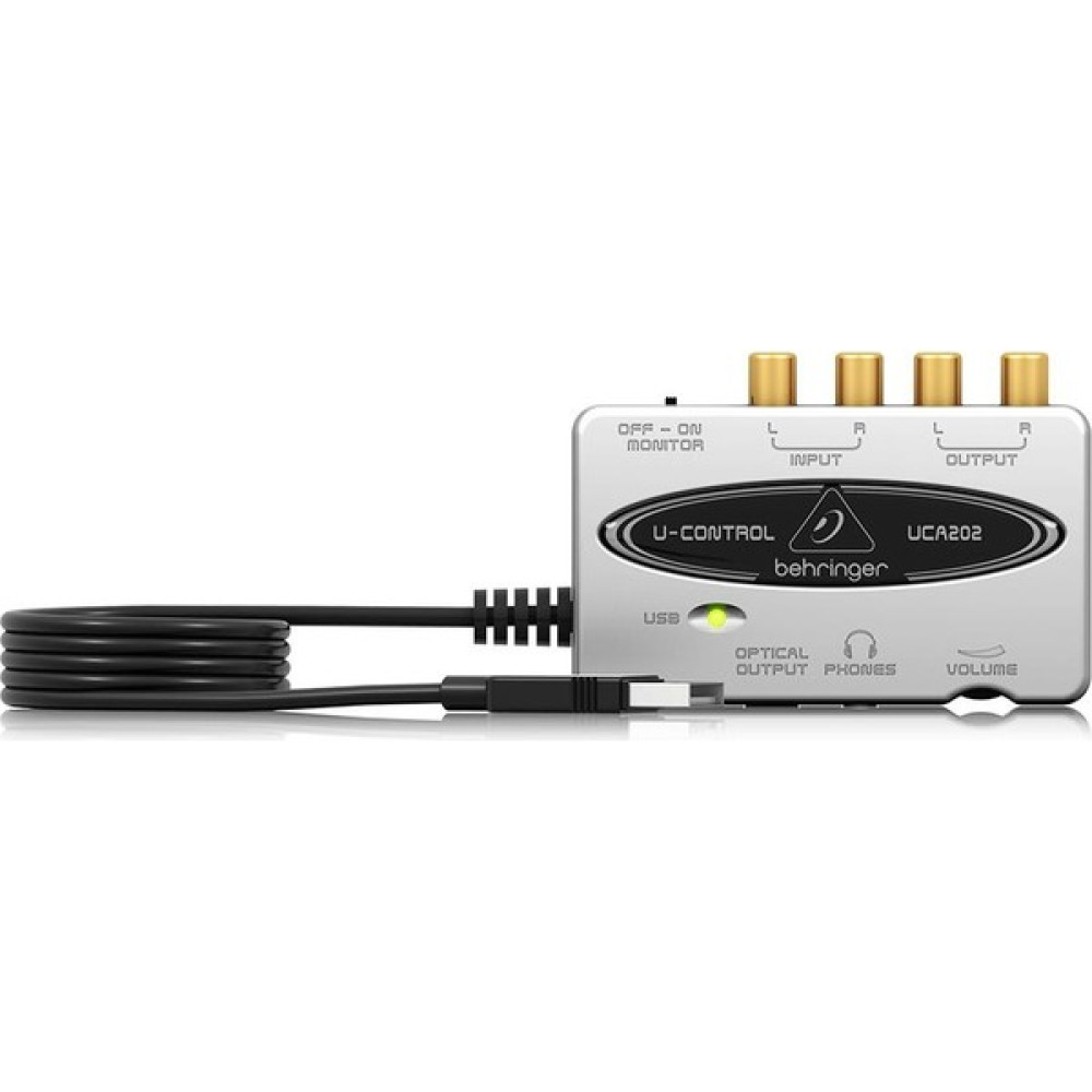 Behringer UCA202 2 Kanal Usb'li Harici Ses Kartı Stüdyo ve Sahne Ekipmanları Fiyatı