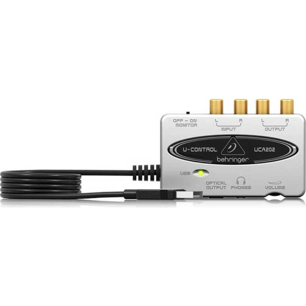 Behringer UCA202 2 Kanal Usb'li Harici Ses Kartı - Siyah Stüdyo ve Sahne Ekipmanları Fiyatı