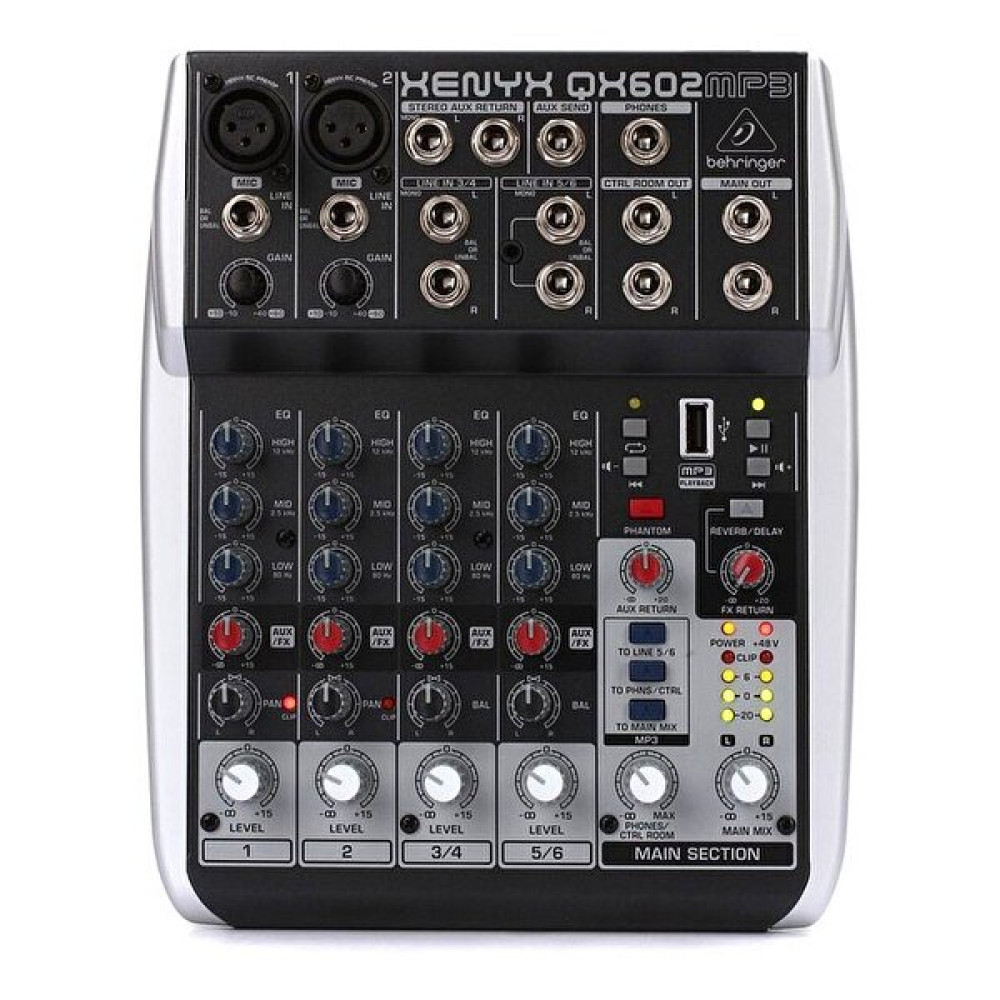 Behringer Xenyx Qx602Mp3 Mikser Mikserler Fiyatı