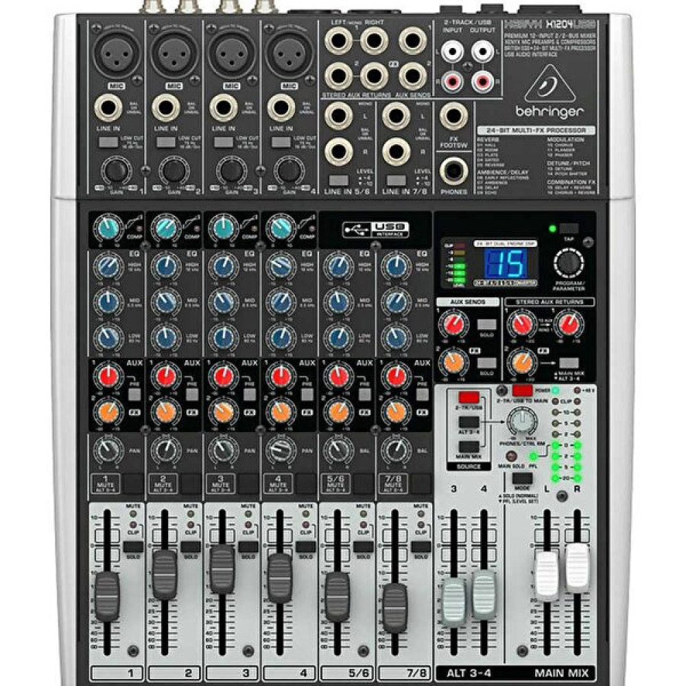 Behringer Xenyx X1204Usb Analog Mixer Mikserler Fiyatı