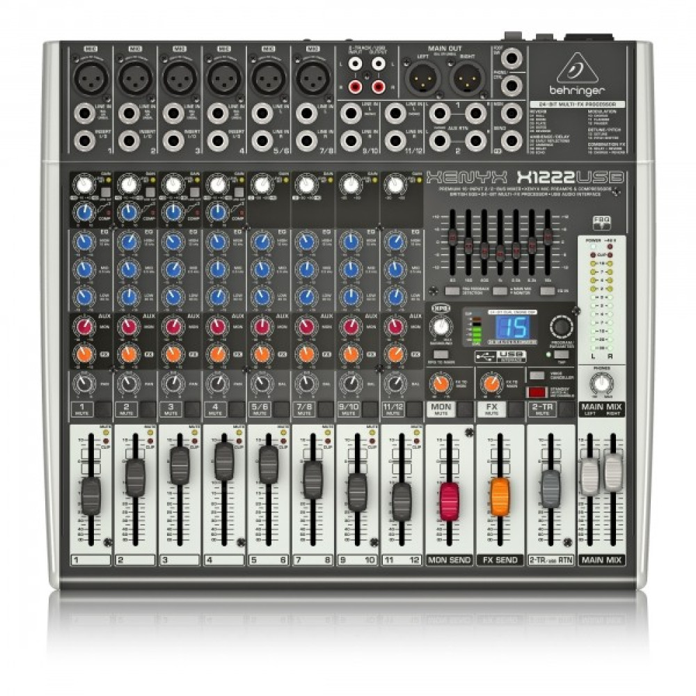 Behringer XENYX X1222USB Deck Mikser Stüdyo ve Sahne Ekipmanları Fiyatı
