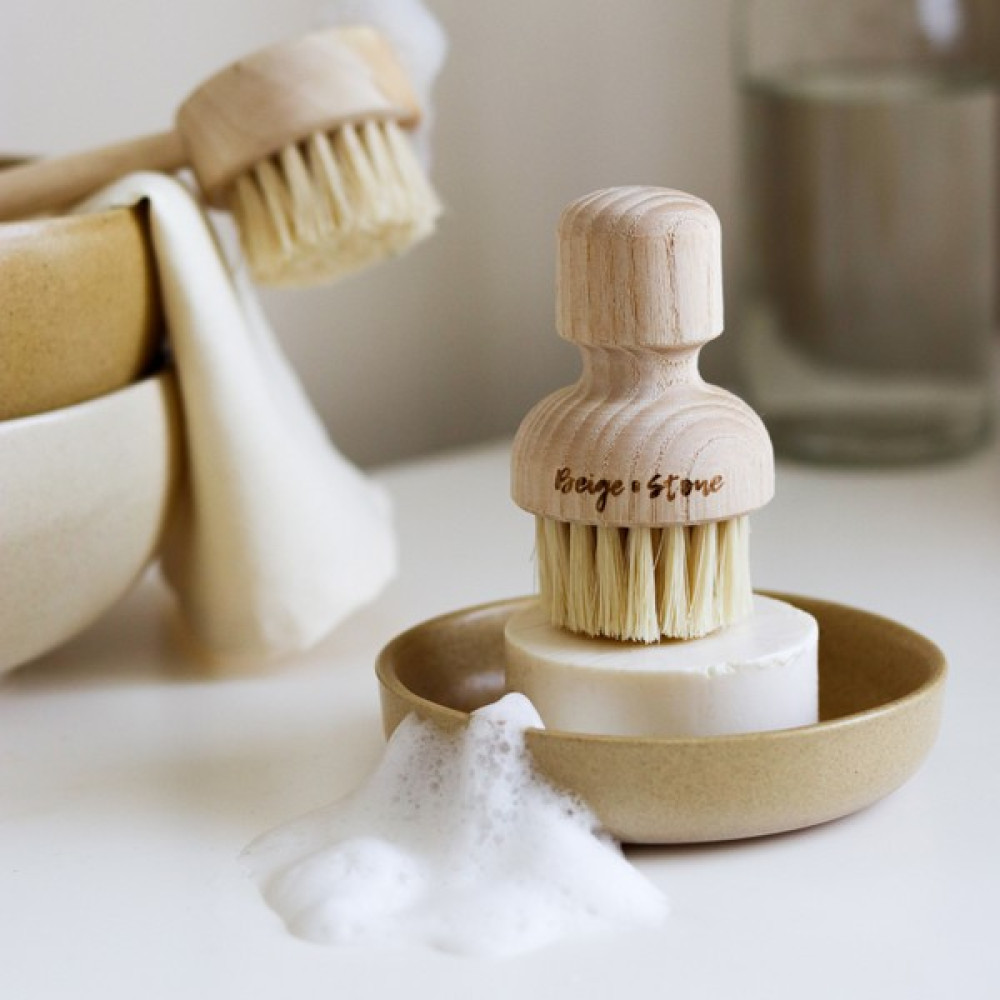 Beige and Stone Bulaşık & Sebze Fırçası Bulaşık Yıkama Fiyatı