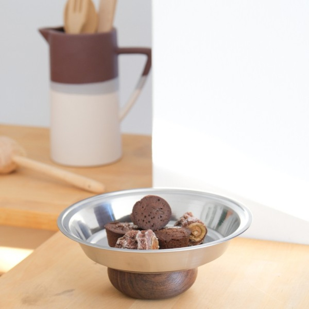 Beige & Stone Ahşap Ayaklı 21 Cm Salata Kısır Meyve Servis Tabağı Mutfak Gereçleri Fiyatı