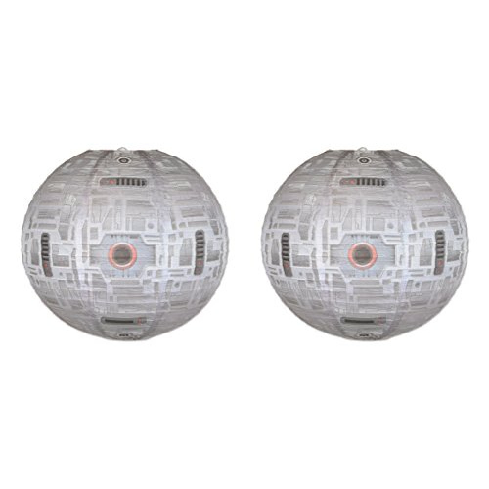 Beistle 2Piece Space Station Paper Lanterns, 15.5", , Multicolored