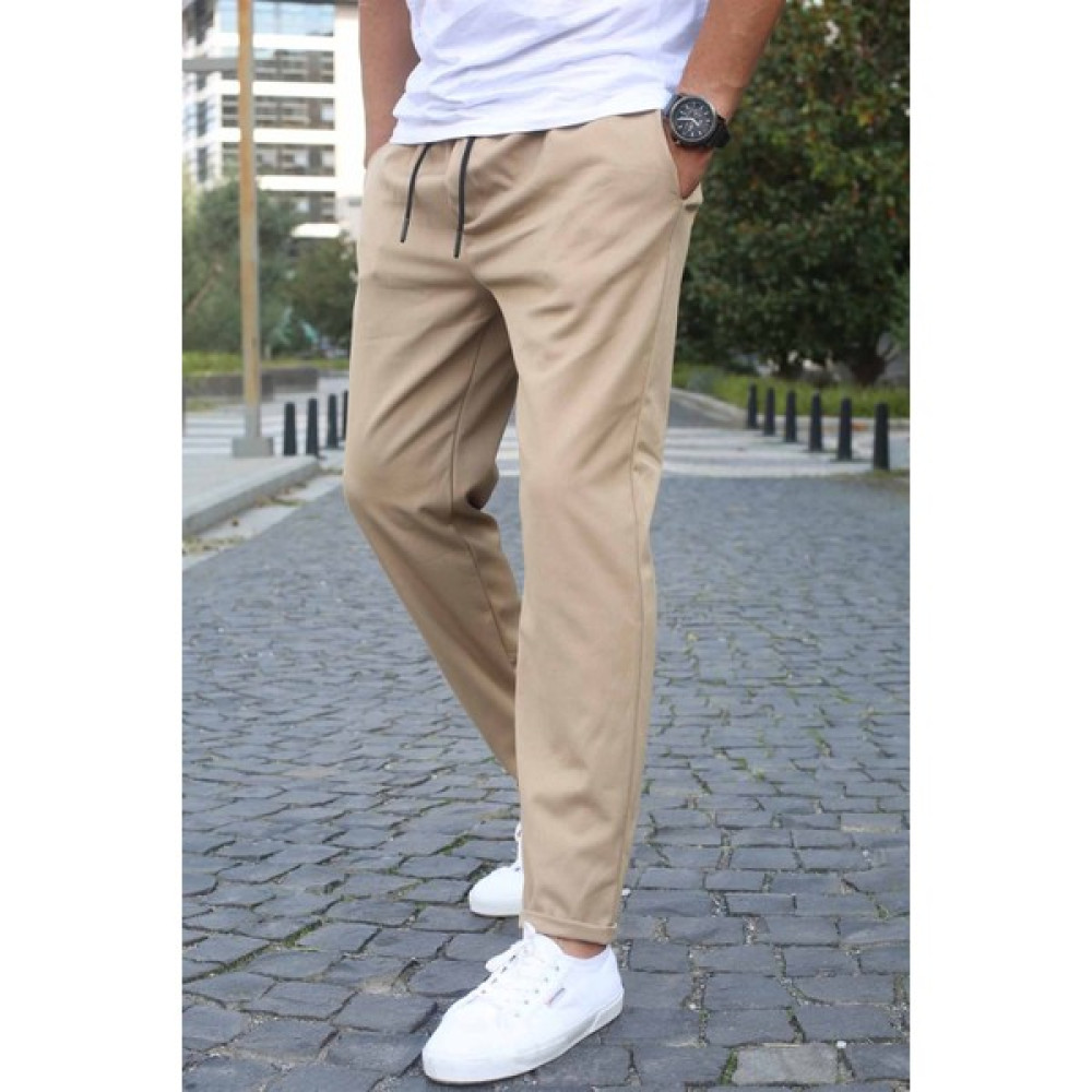 Bej Basic Jogger Pantolon 5486 Erkek Pantolon Fiyatı