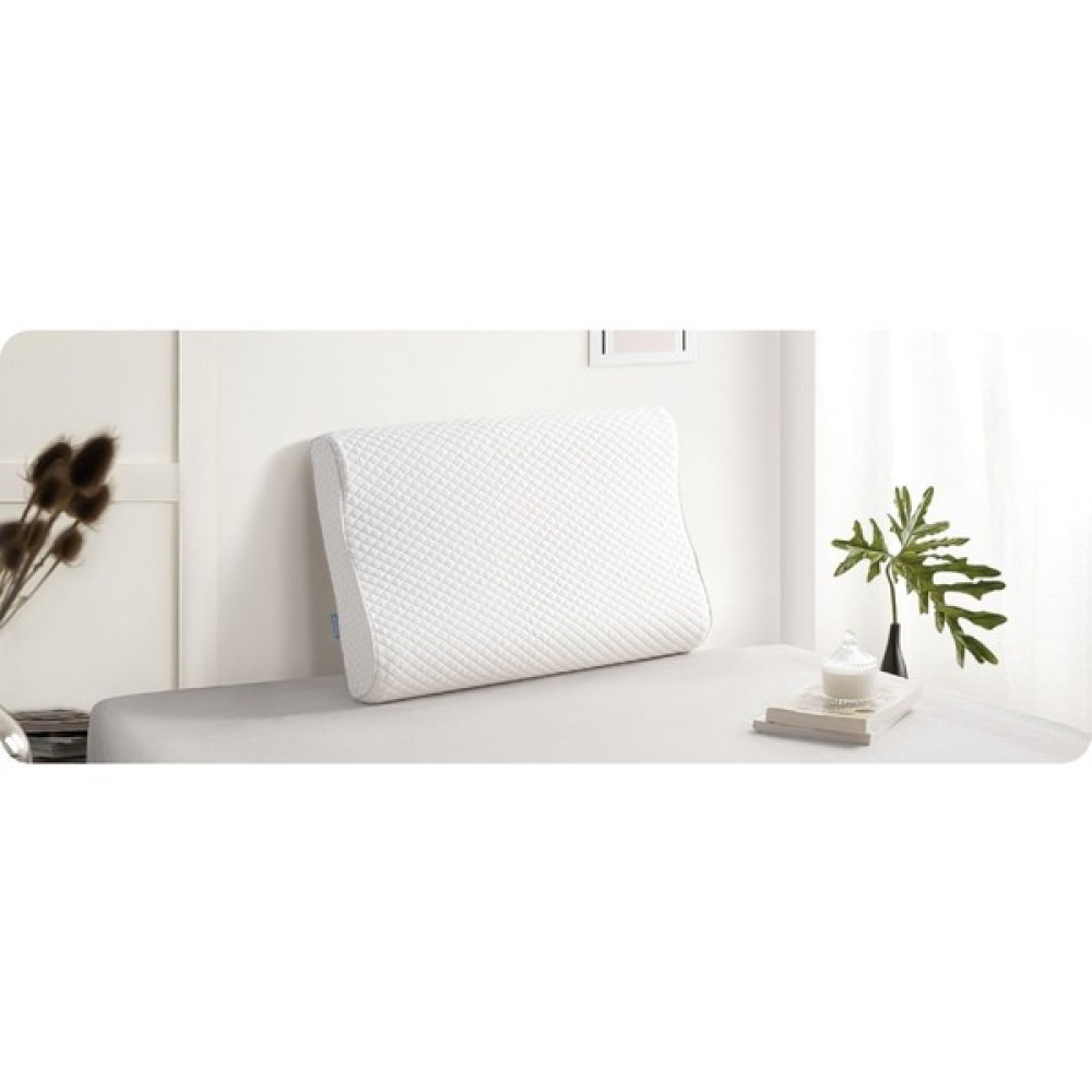 Beklife Ortopedik Visco Yastık Boyun Fıtiğı Boyun Düzlesmesi Boyun Agrısi Destekli Lüks Ortapedik Yastık - 50 x 30 x 10 cm - Beyaz Yastık Fiyatı
