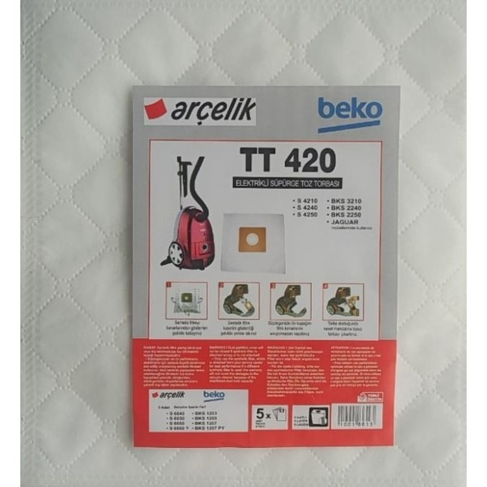 Beko - Bks 2240 Toz Torbası - 20 Adet Elektrikli Süpürge Aksesuarları Fiyatı
