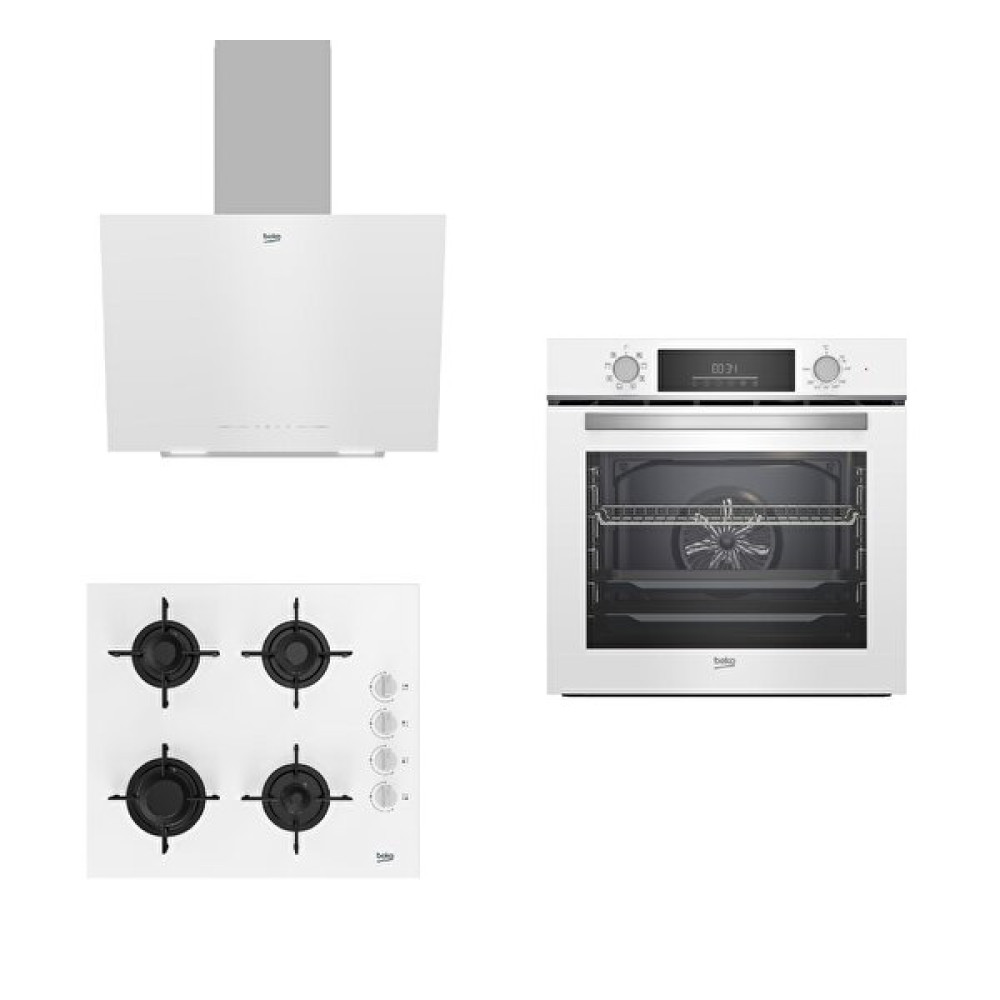 Beko White Star 3'lü Ankastre Set (Bfc 430 B - Bocd T 6011 EB - BDE 6040 B) Ankastre Setler Fiyatı