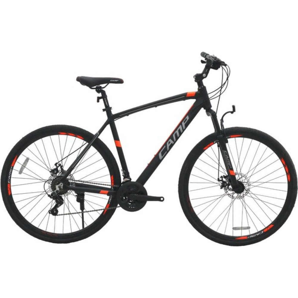 Belderia Camp Trekkıng 700X50C 28” Shimano ST-EF41 Mekanik Disk Fren Siyah-Turuncu Şehir Bisikleti Şehir & Gezi Bisikletleri Fiyatı
