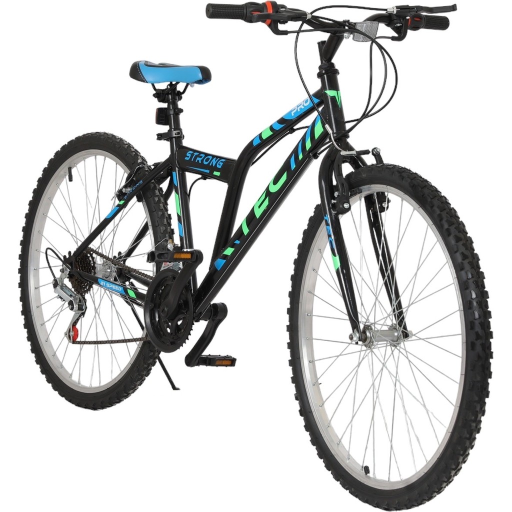 Belderia Tec Strong 26" Jant 21 Vites V-Fren Siyah-Mavi Dağ Bisikleti Bisikletler Fiyatı