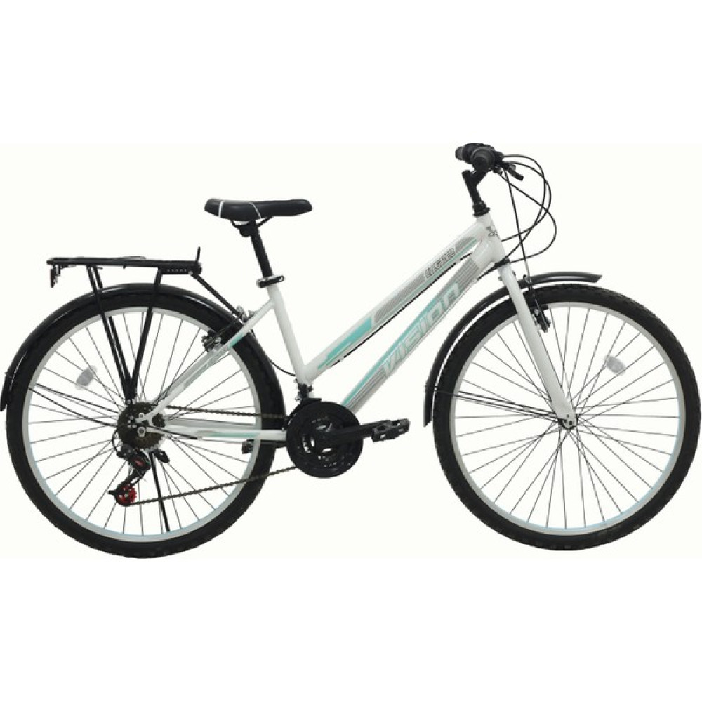 Belderia Vision Elegance 26" Jant Sypo Index (3*7) Vites V-Fren Beyaz-Turkuaz Şehir Bisikleti Şehir & Gezi Bisikletleri Fiyatı