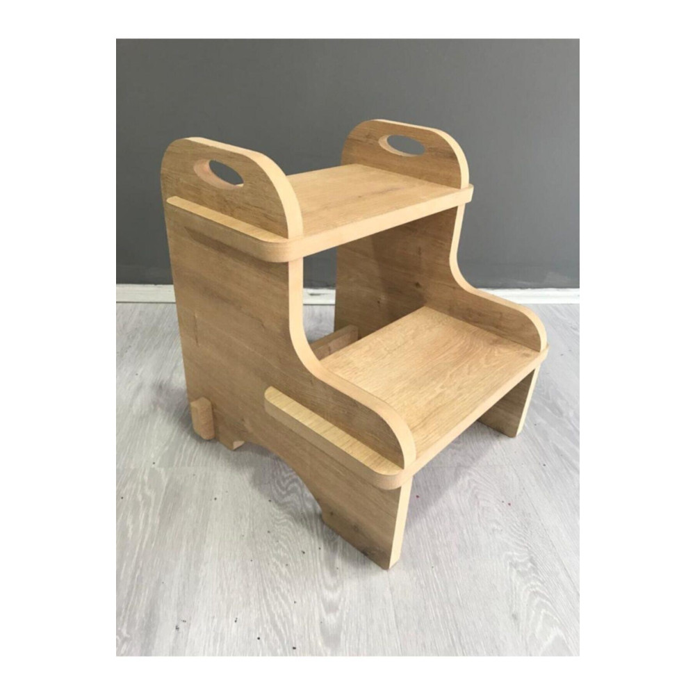BELENDİ Mdf Basamak Tabure Çocuk Bebek Banyo Wc Lavabo Merdiven Yükseltici Standart Tabure Fiyatı